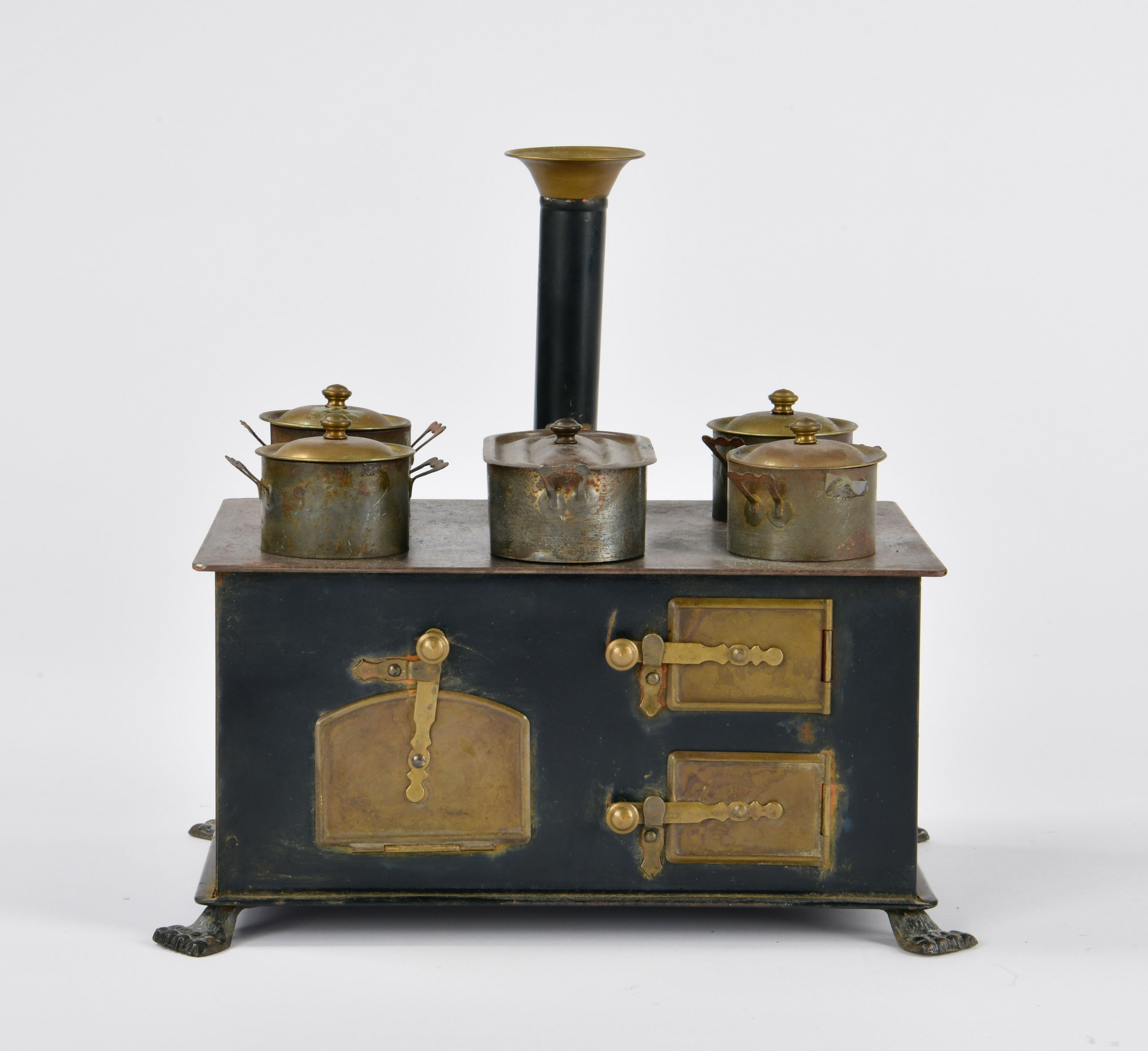 Children's cooker, pw, 20x12 cm, tin, min. rust d., C 2+ - Image 2 of 2