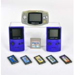 2x Gameboy Color + Gameboy Advance + 6 Mario Spiele