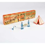 Crescent Toys Set, Lazarett mit 4 Figuren + Zelt