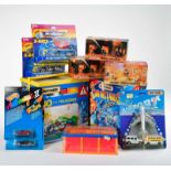 Matchbox, Wader u.a., Konvolut Fahrzeuge + Sets