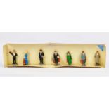 Timpo Toys, 7 Eisenbahnfiguren im Display