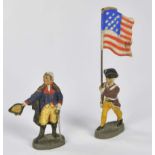 Elastolin, Fahnenträger Unabhängigkeitskrieg + George Washington