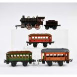 Bing, Lok 3548 mit Tender + 3 Wagen