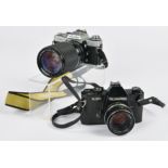 Rollei, Minolta, Rolleiflex SL 350 + Minolta XD 7 Kamera