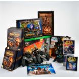 Starwars, Batman + World of Warcraft Spiele, Controller u.a.