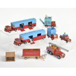 Corgi Toys, Konvolut Chipperfield Circus Fahrzeuge