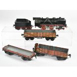 Märklin, Lok E 66/12920 + 3 Güterwagen