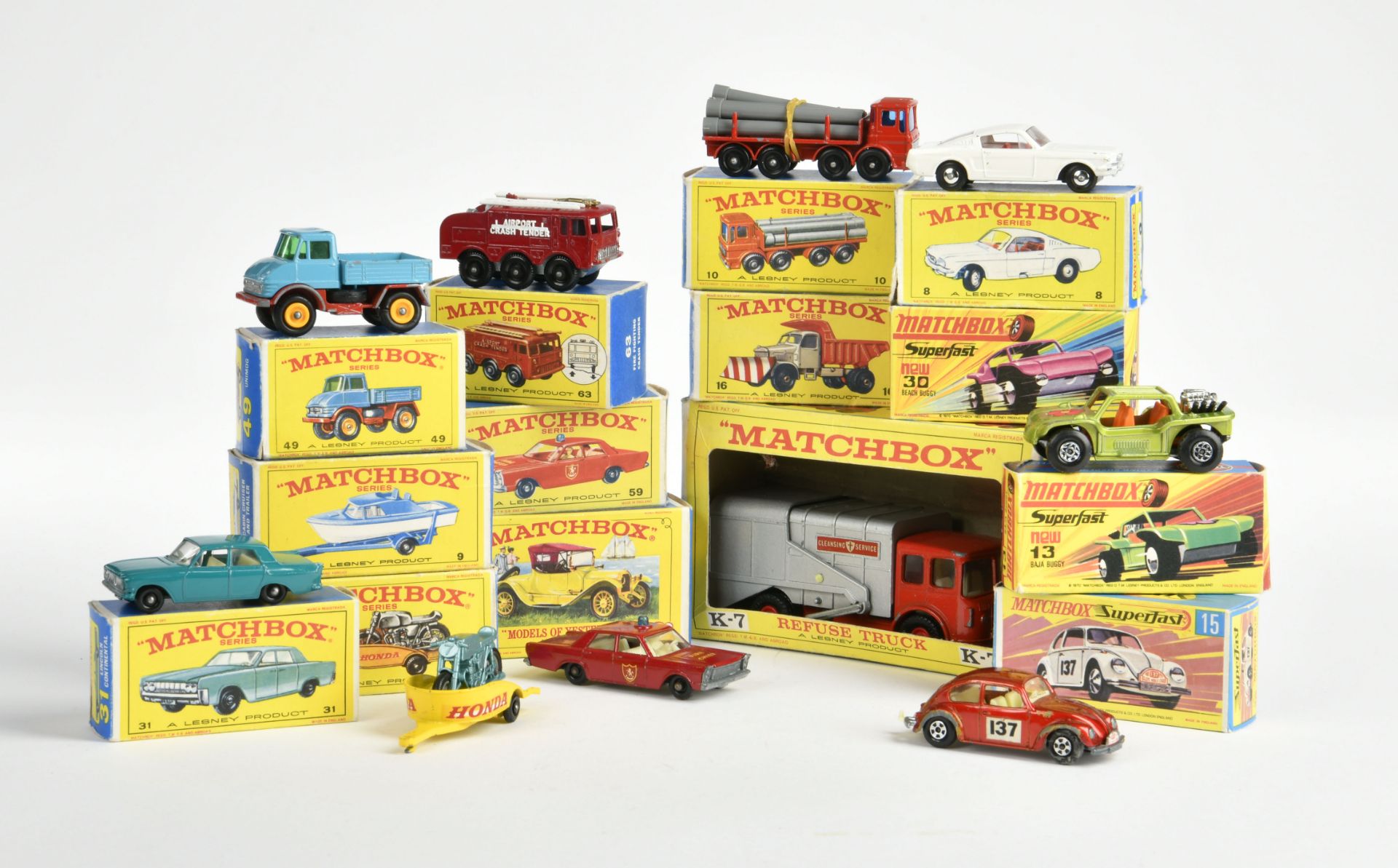 Matchbox, 14 Fahrzeuge