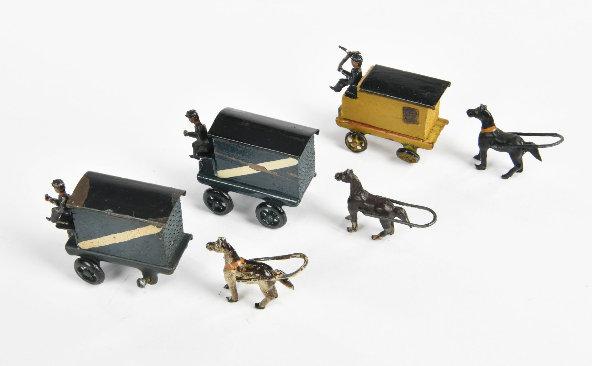 Plank, 3 Möbeltransportwagen Kutschen Miniaturen - Bild 2 aus 3