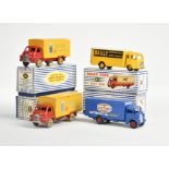 Dinky Supertoys, 4 Vans / Werbefahrzeuge