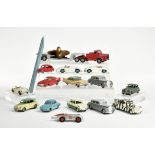 Dinky Toys, Konvolut Fahrzeuge mit Mängeln