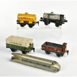 Märklin, 4 Wagen + Bing, Schienenzeppelin