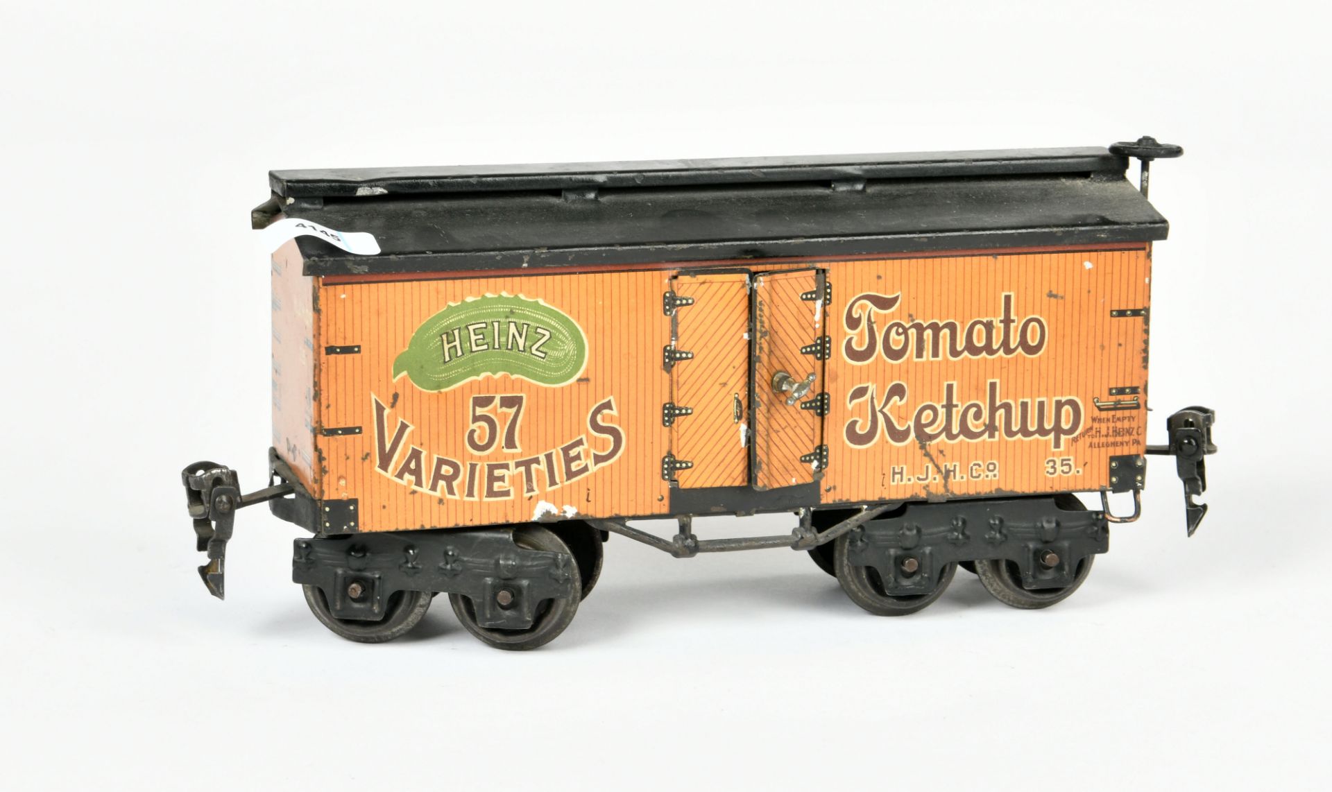 Märklin, freight wagon "Heinz Varieties Tomato Ketchup", Germany pw, gauge 0, min. paint d., - Image 2 of 3