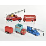 Corgi Toys Chipperfield Fahrzeuge, Dinky Toys Roadmaster Bus + Märklin Autokran