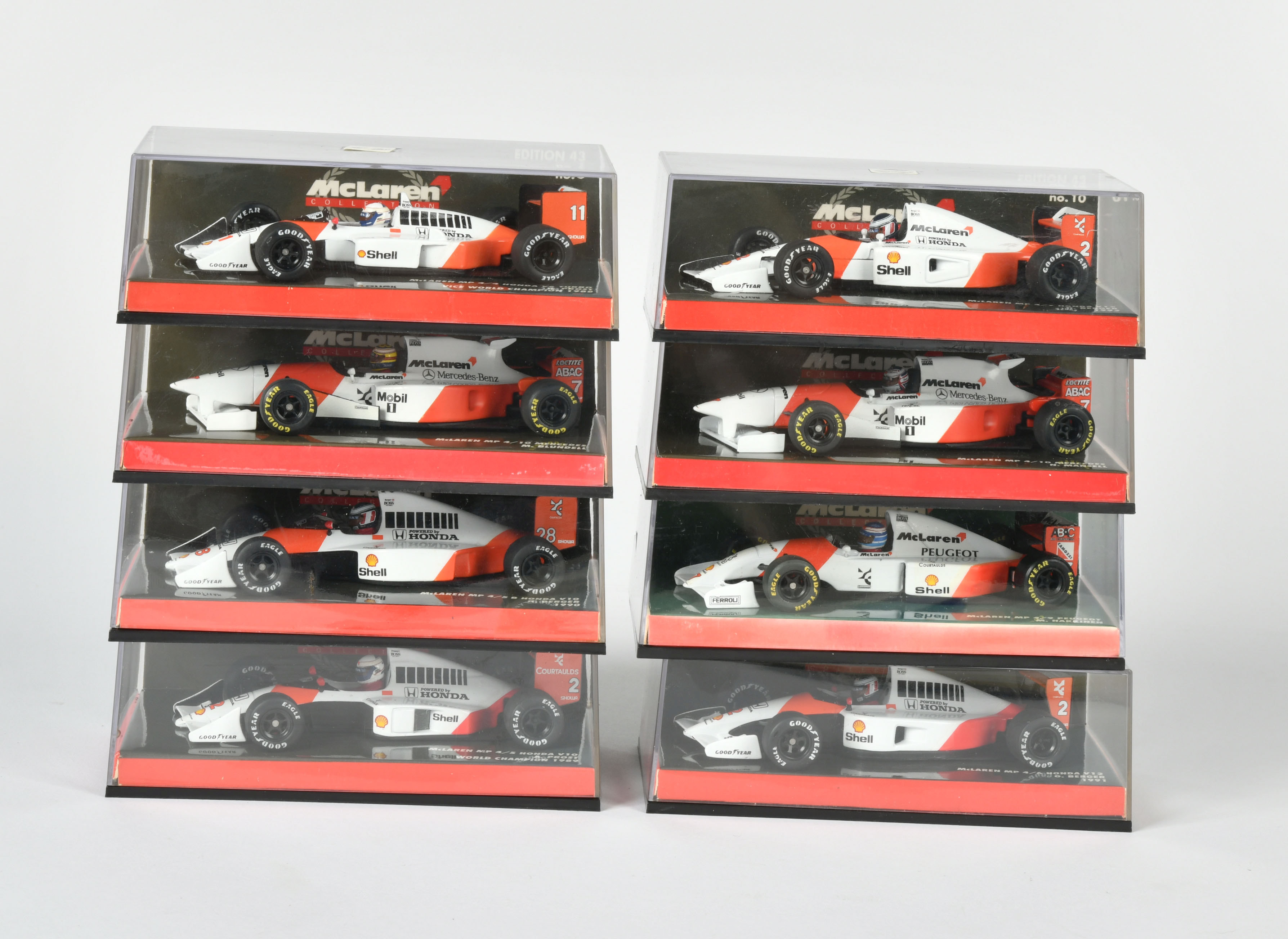 Minichamps, 8 Rennwagen Mc Laren Edition 43