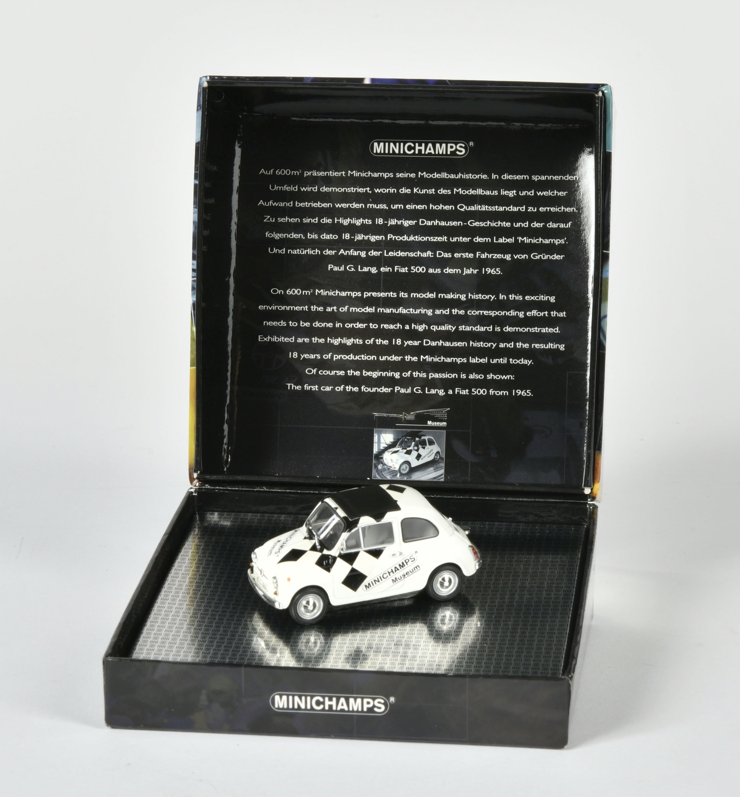 Minichamps, Fiat 500 opening 1964 Minichamps Museum 2007