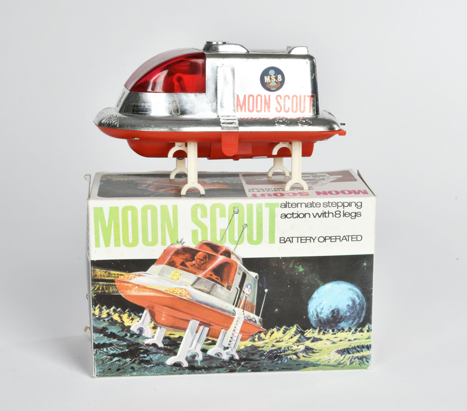 Moon Scout, plastic, bat. drive ok, box C 1, C 1