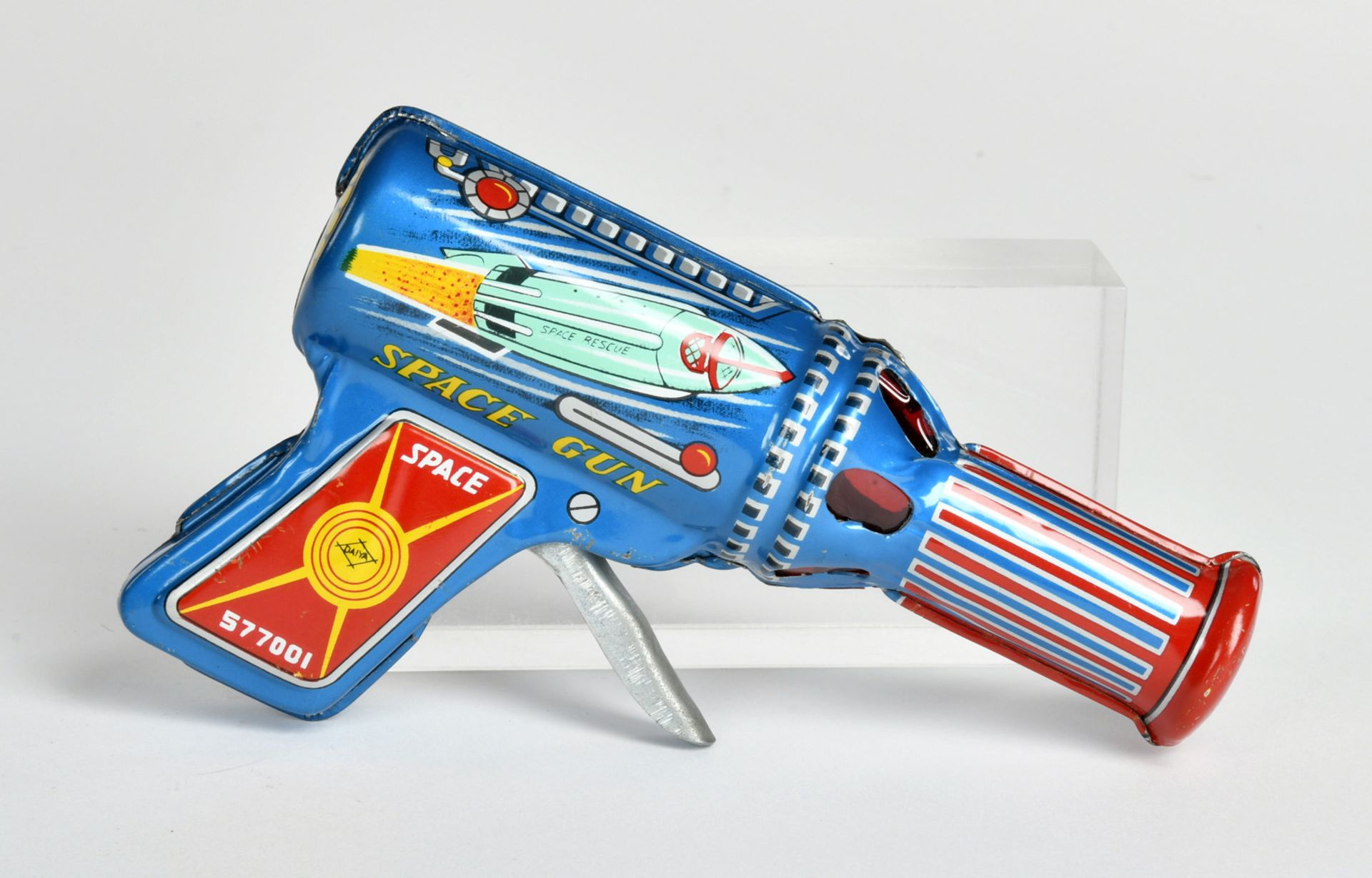 Daiya, Baby Space Gun, Japan, 15 cm, tin, funct. ok, box C 1, C 1- - Image 2 of 3