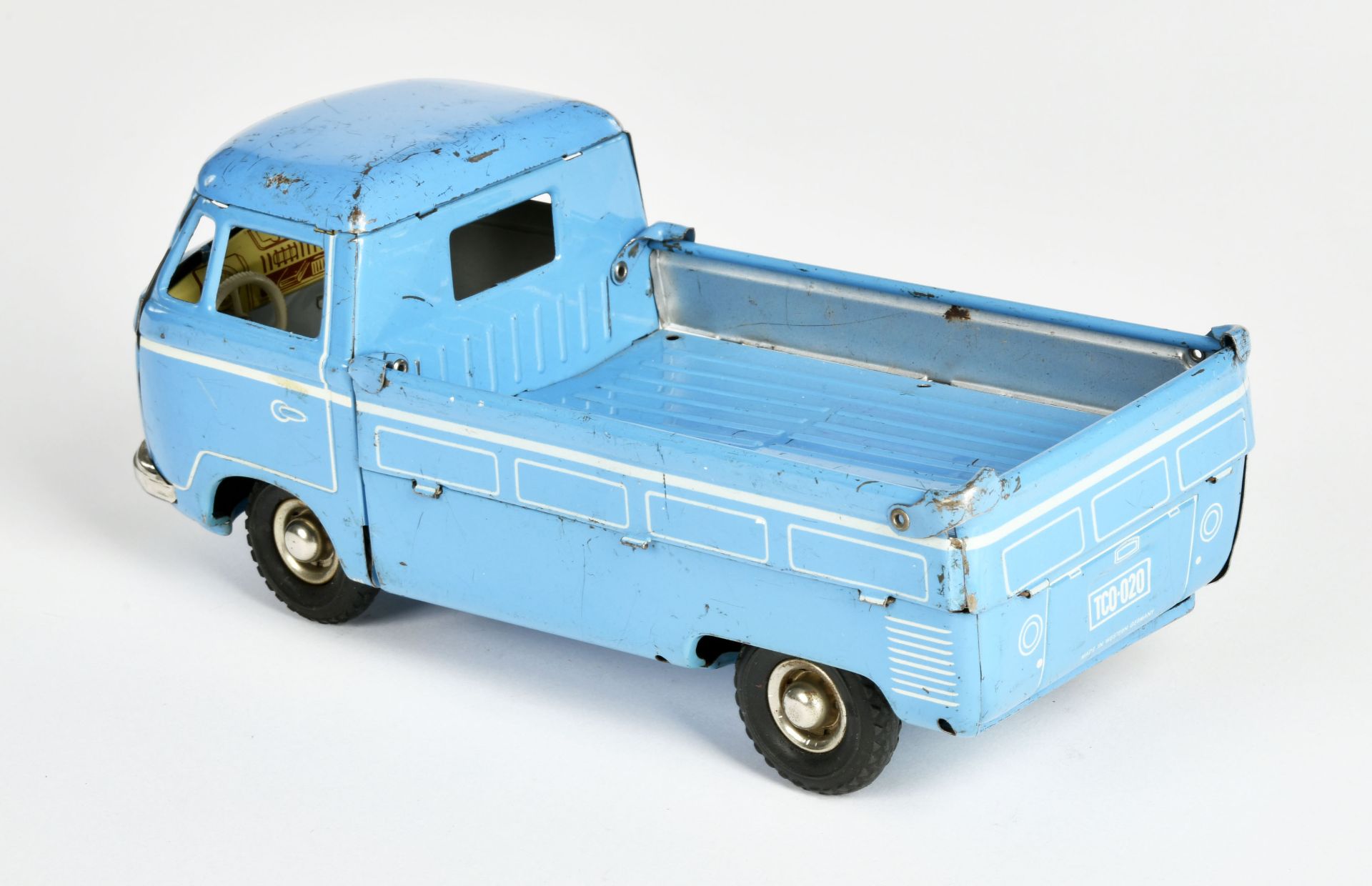 Tippco, VW Bus, W.-Germany, 23 cm, friction ok, paint d., C 2-3 - Image 2 of 3