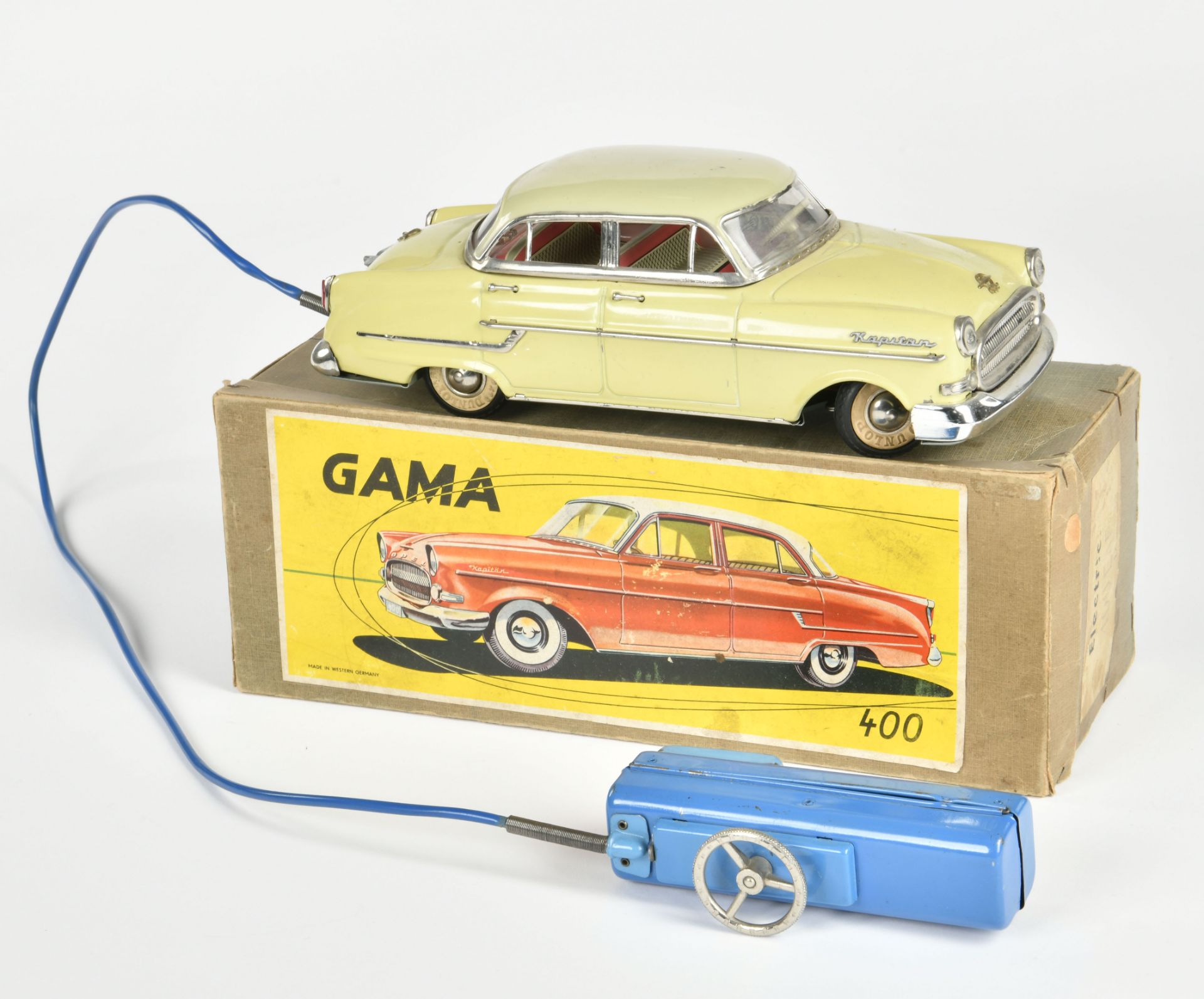 Gama, Opel Kapitän, W.-Germany, tin, bat.drive ok, min. paint d., box C 2, C 2+