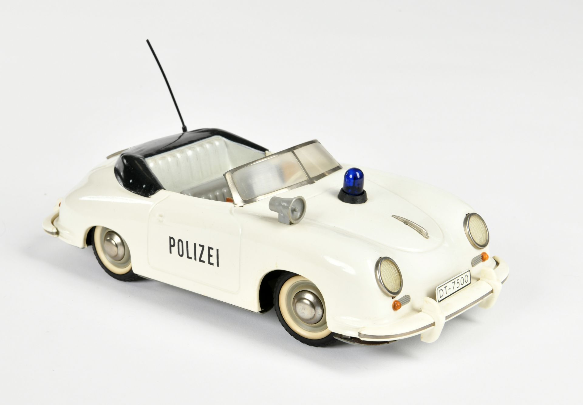 Distler, Porsche Police, Belgium, 27 cm, tin, bat. drive not checked, Z 2+