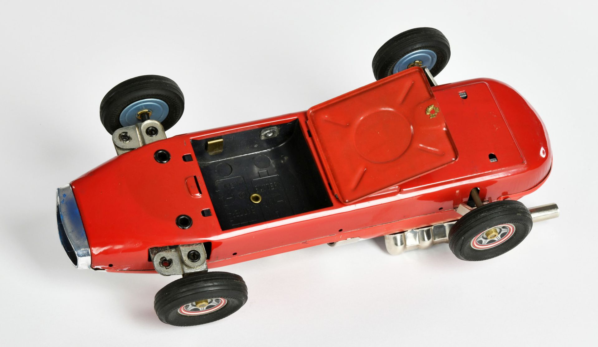 Daiya, Speed Control Racer with 4 Gear Shift, Japan, 30 cm, tin, bat. drive ok min. paint d., box - Image 3 of 3