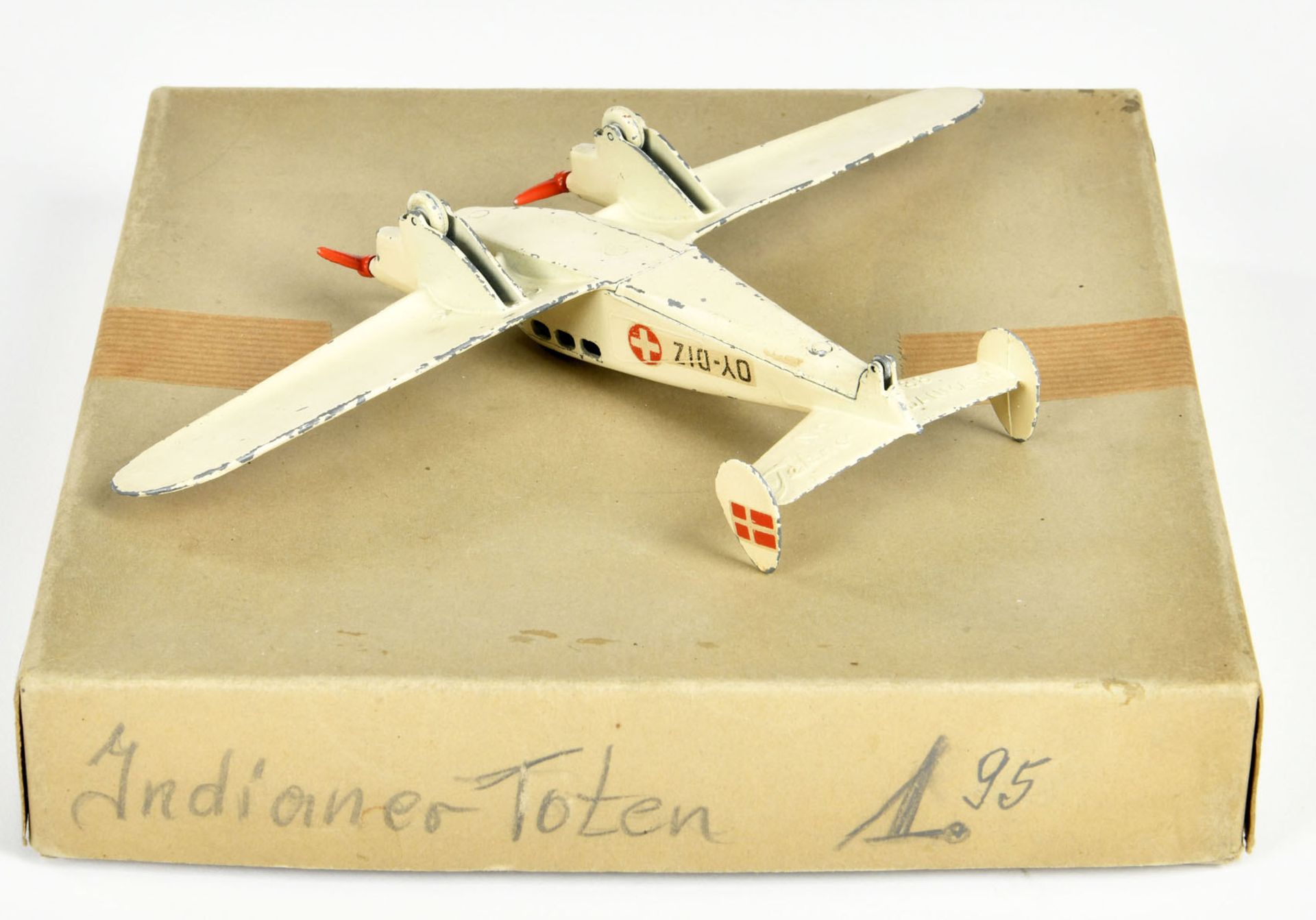 Tekno, plane no 488, 1:43, Denmark, diecast, paint d., C 2- - Image 3 of 5