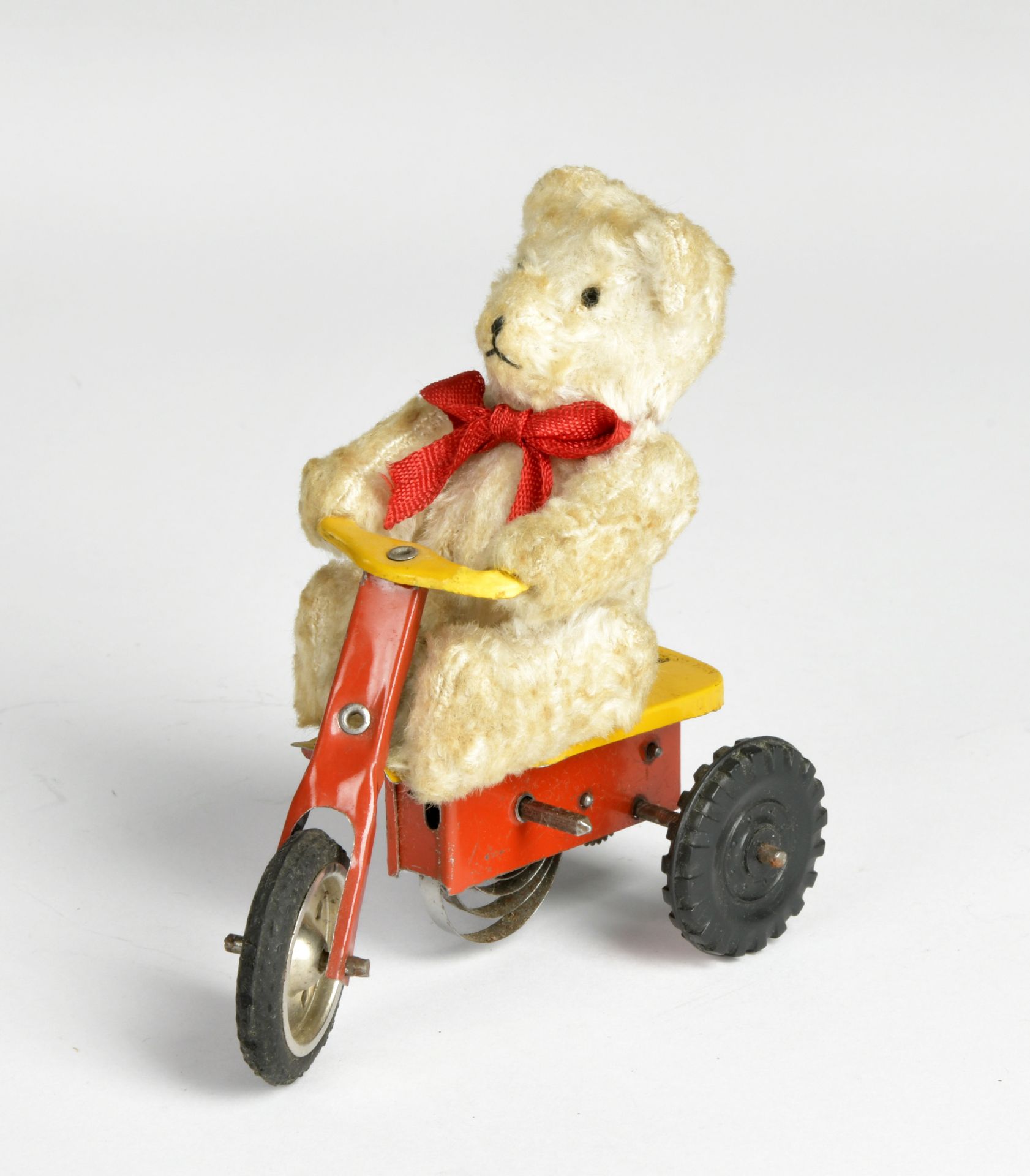 Fewo, bear on tricycle, US Zone Germany, mixed constr, 10,5 cm, cw ok, min. paint d., C 1-2