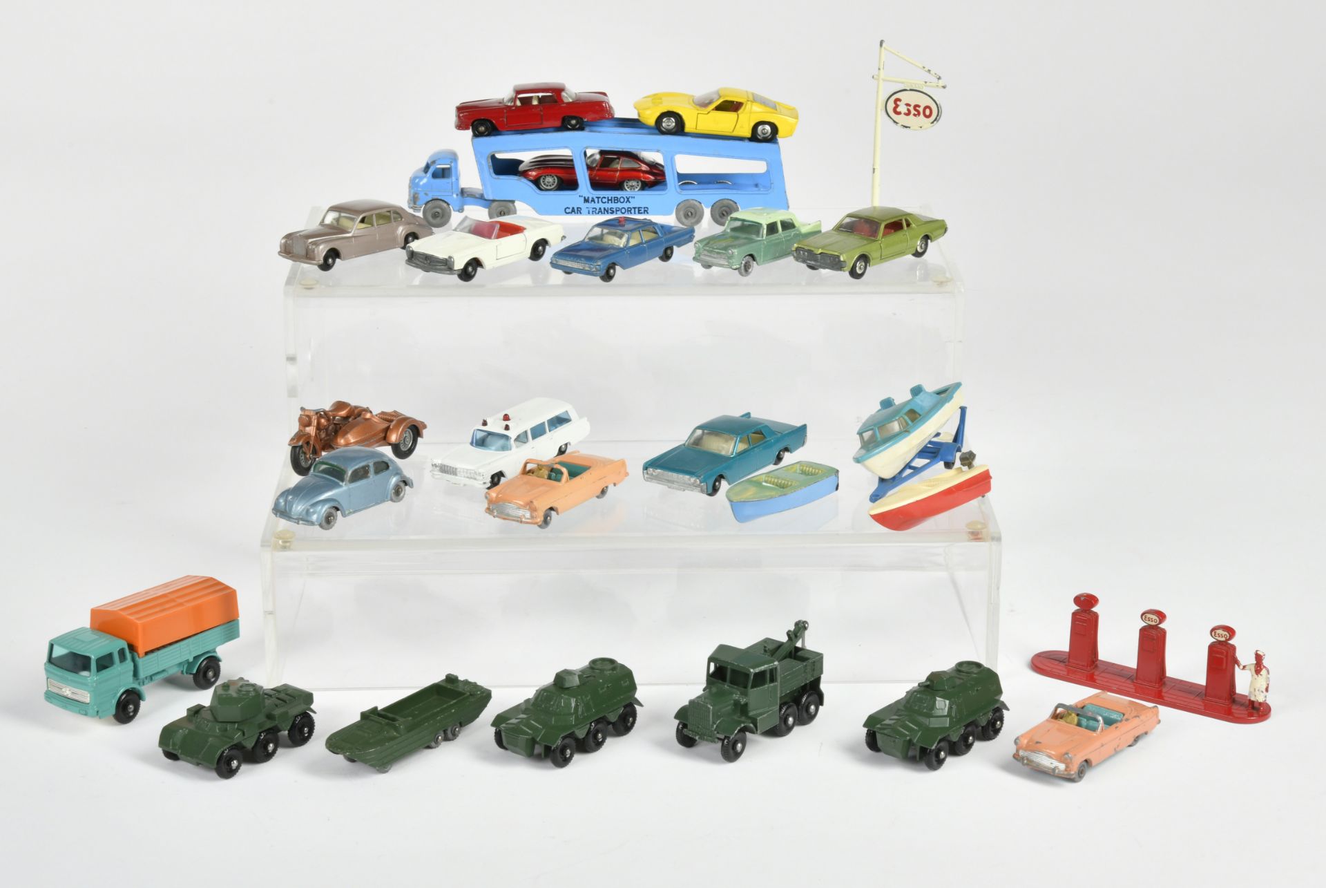 Matchbox, bundle vehicles, England, diecast, part. paint d.