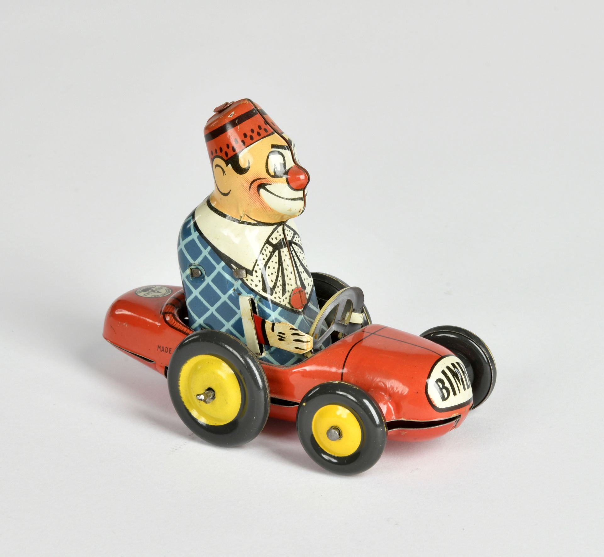 Joustra, Clown Bimbo, France, 12cm, tin, cw ok, C 1-2