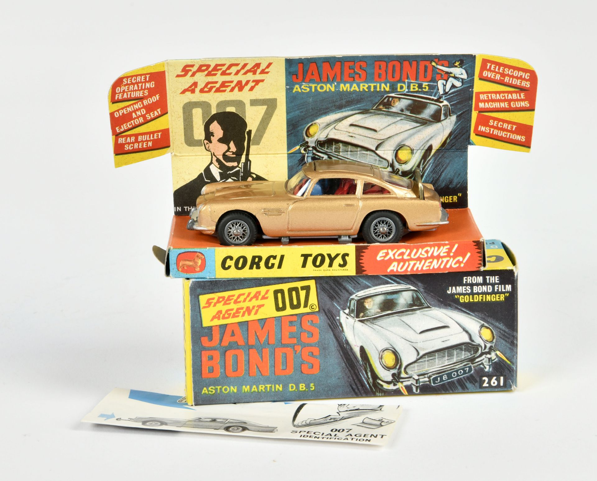 Corgi Toys, James Bond car, 1:43, diecast, box C 1-, C 1