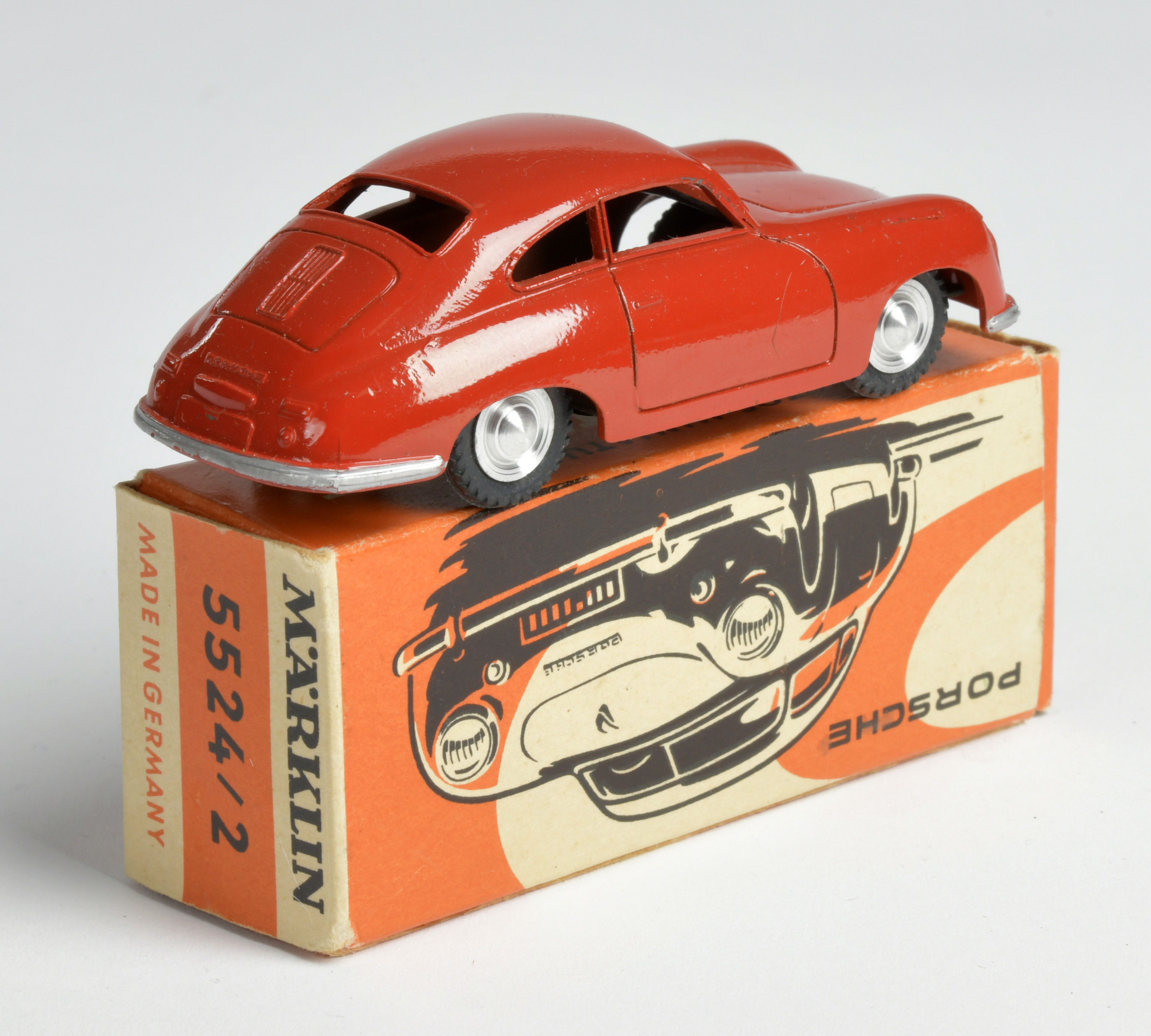 Märklin, Porsche 8004 red, W.-Germany, 1:43, diecast, box C 1-, C 1 - Image 2 of 4