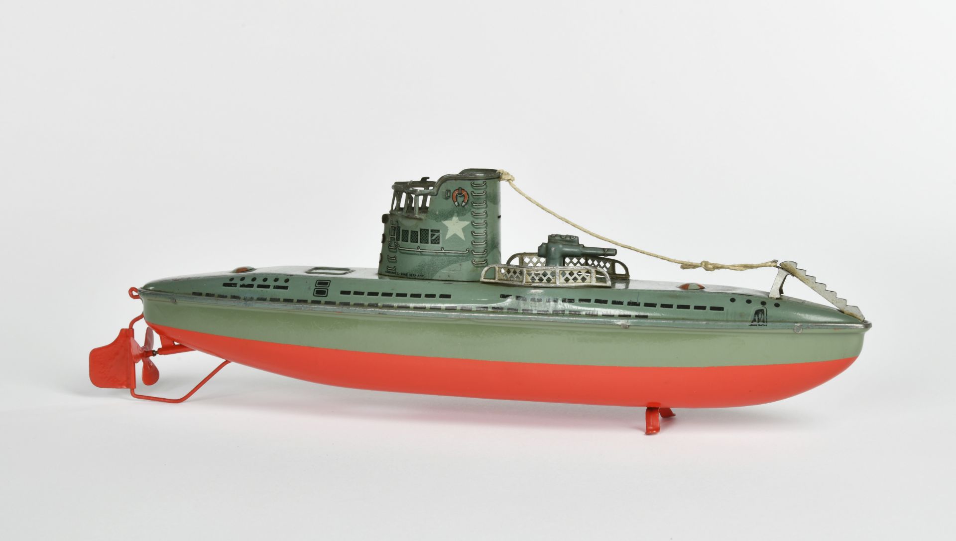 Arnold, submarine, US Z. Germany, 32 cm, tin, cw ok, paint d., C 2