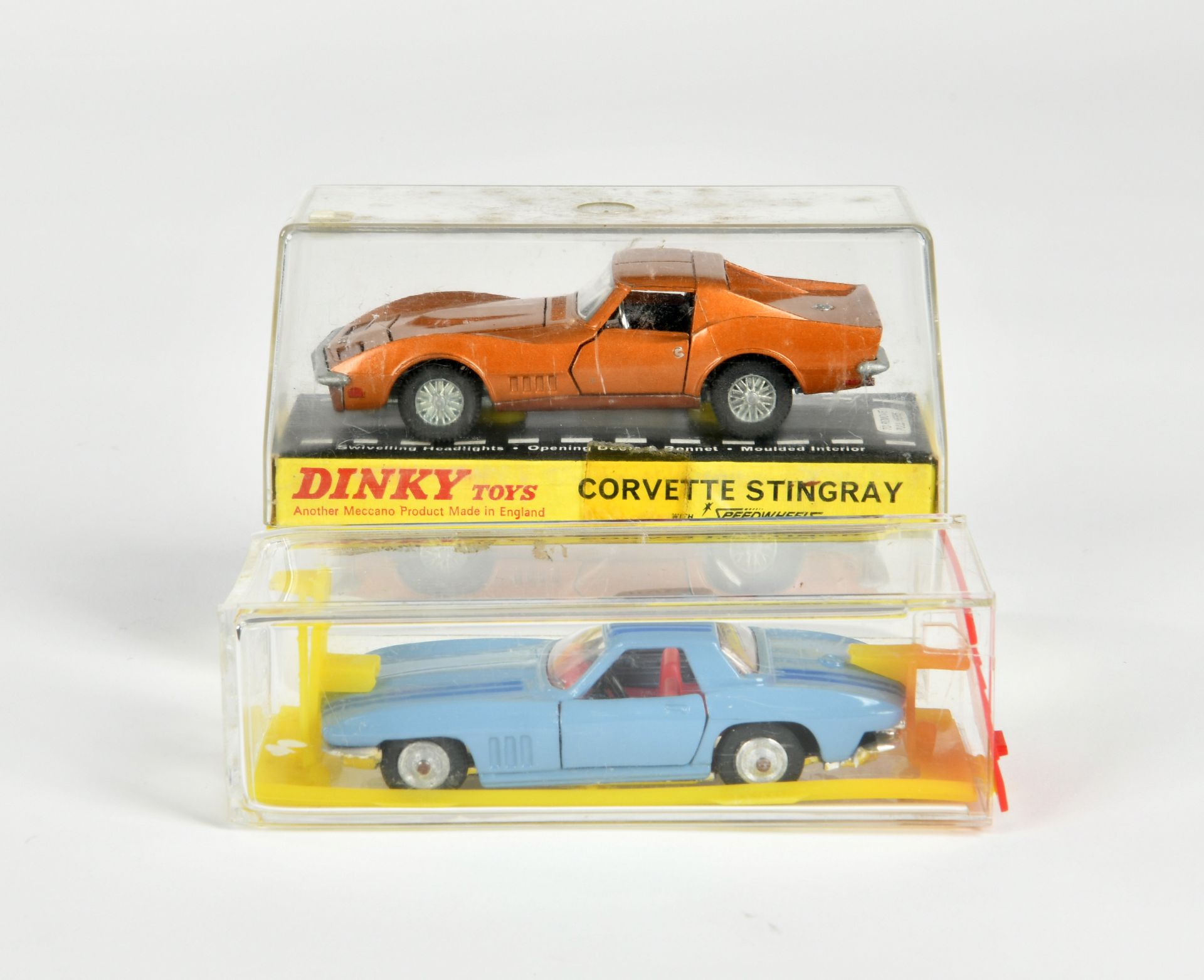 Dinky, Cragstan, 2 x Corvette, 1:43, box C 1/2, C 1