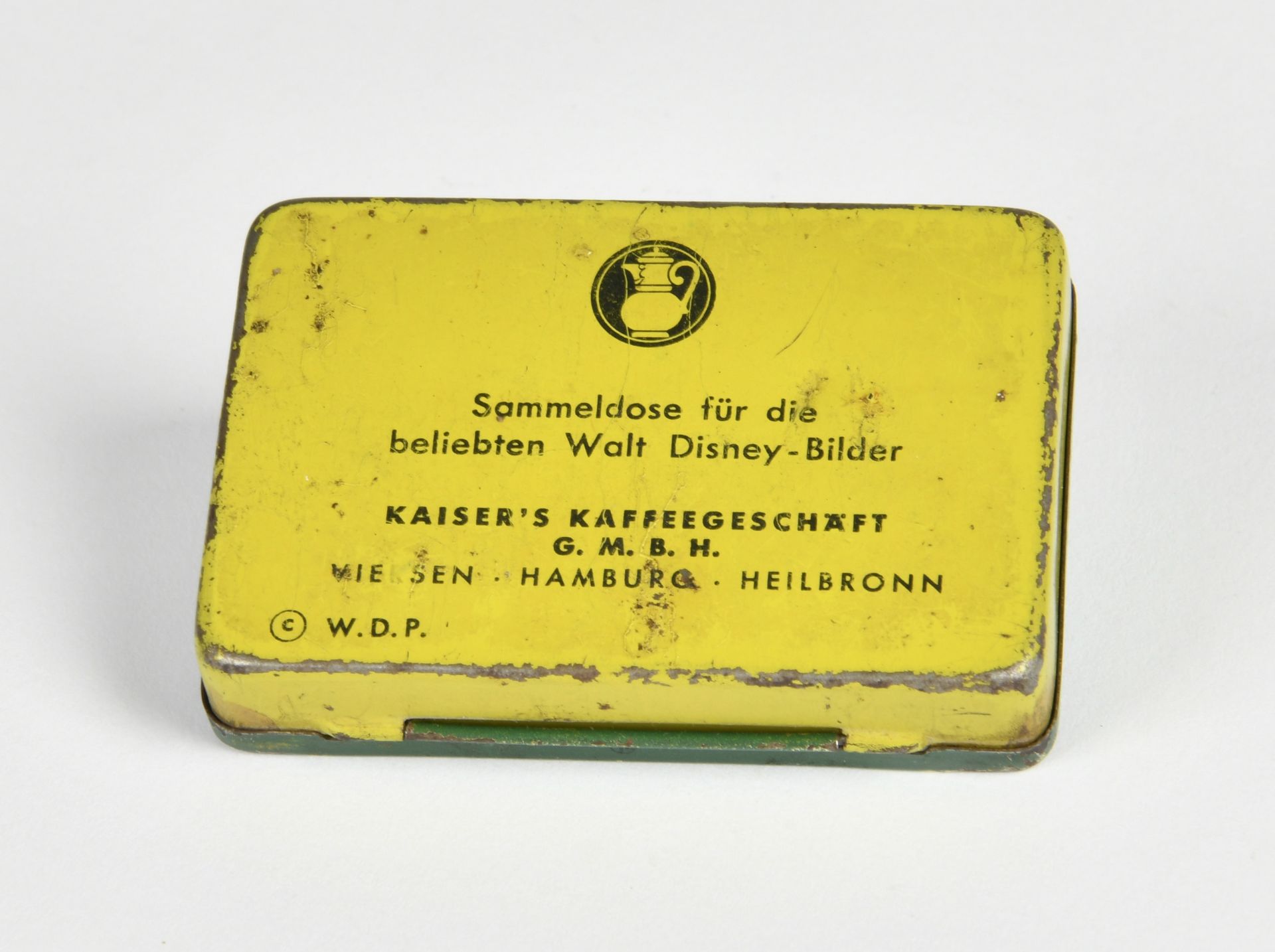 Kaisers Kaffee,collection box for Walt Disney pictures, 7 x 5 cm, paint d., C 2- - Image 3 of 4