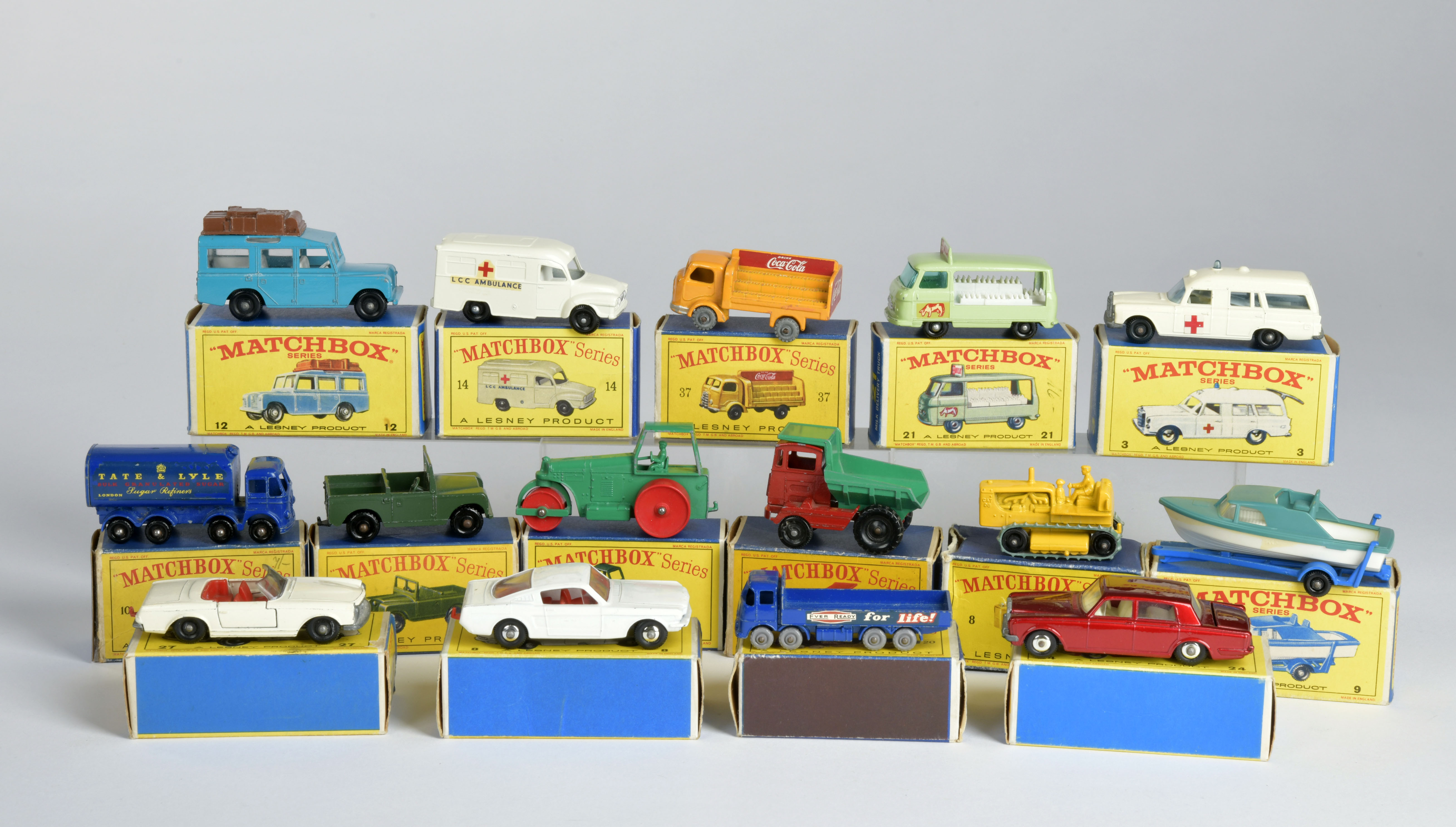 Matchbox, 15 Modelle