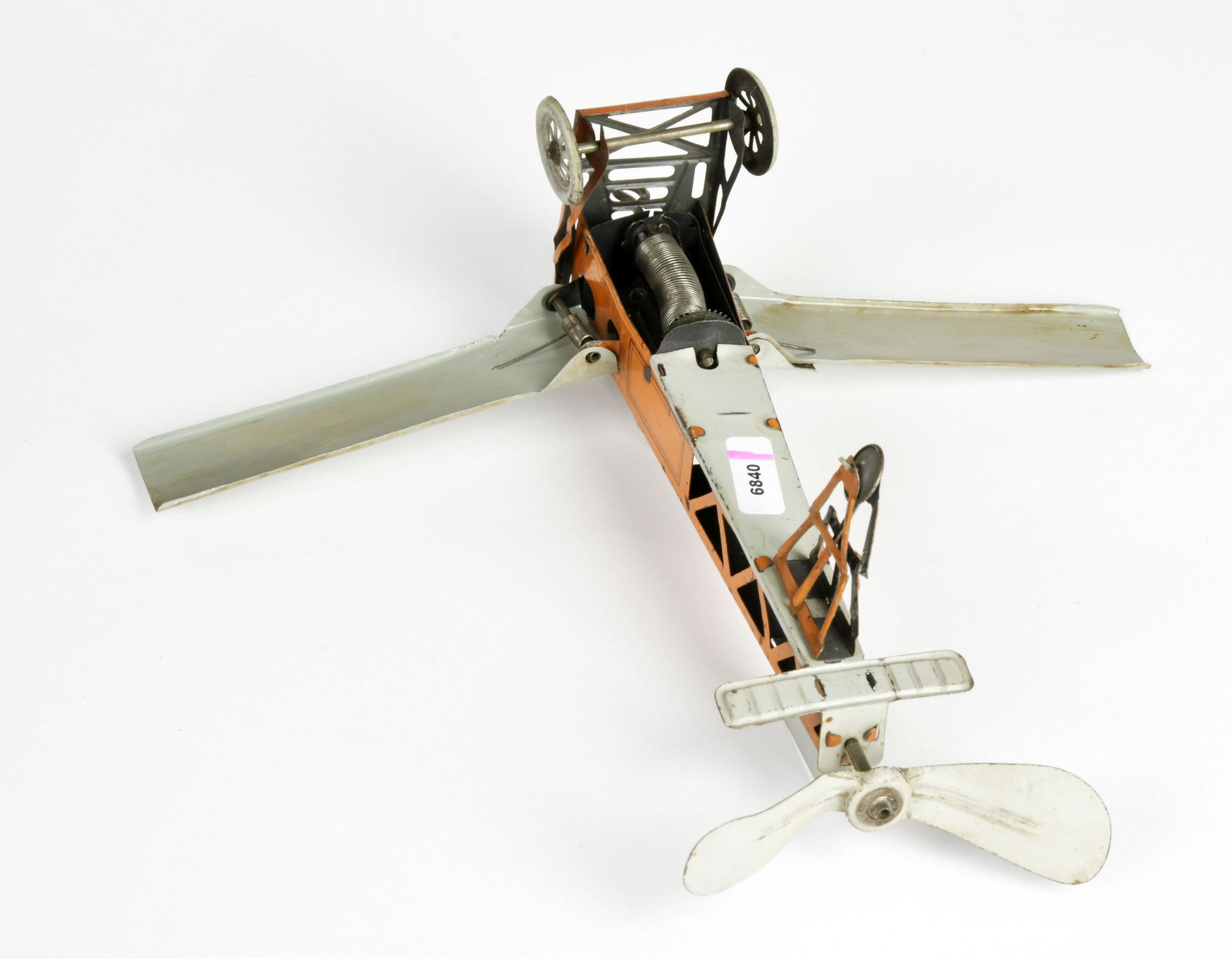 Orobr, plane, Germany pw, 20cm, tin, cw ok, part. restored, please inspect - Image 3 of 3