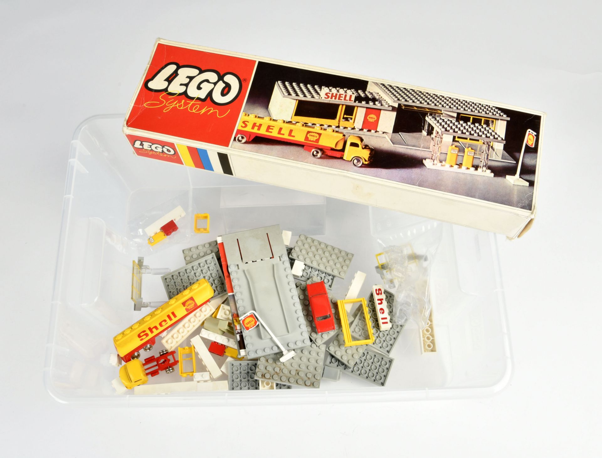 Lego, Shell petrol station, Denmark, plastic, not checked, complete?