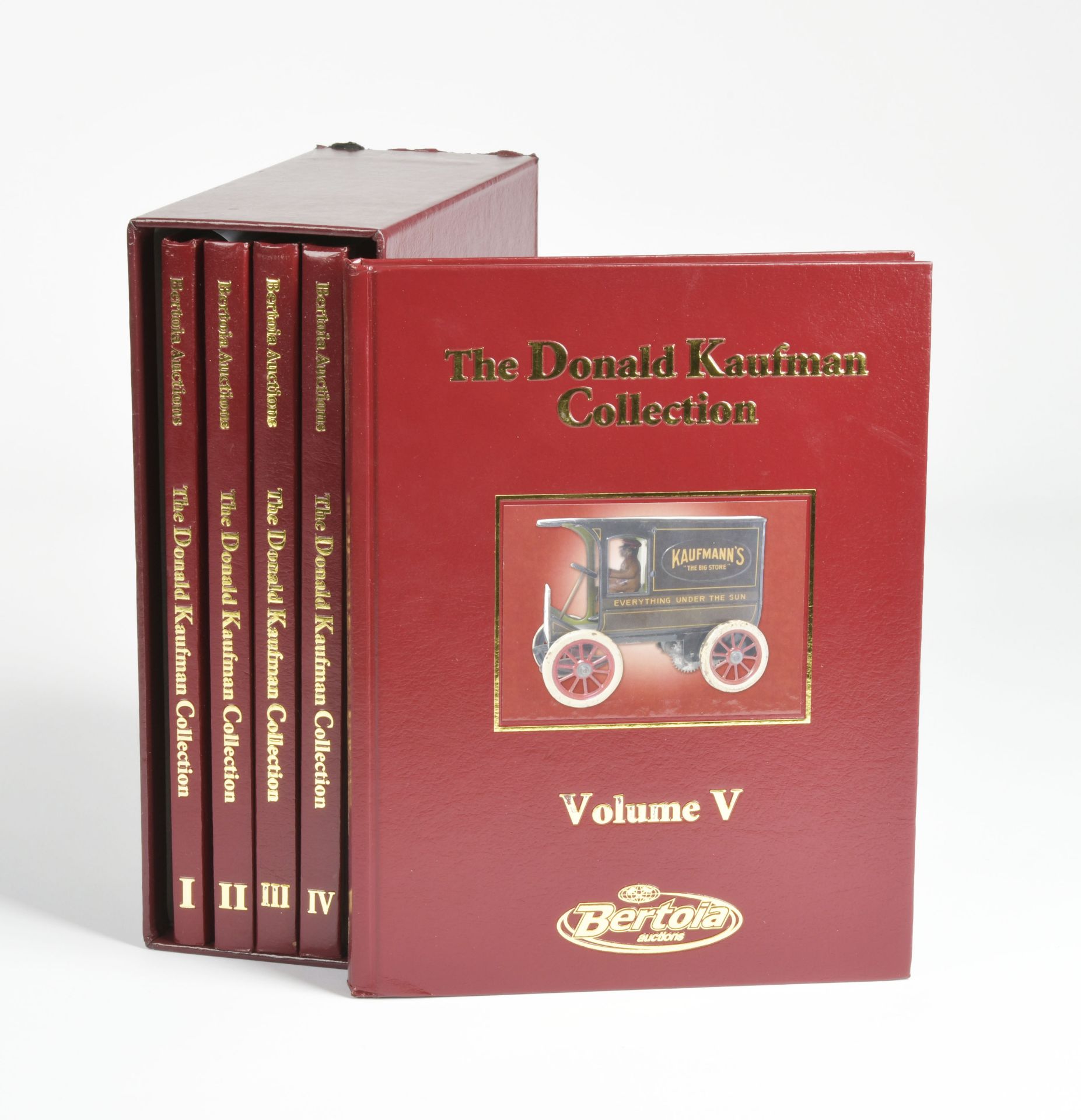 5 Volumes Donald Kaufmann Collection, in slipcase, C 1