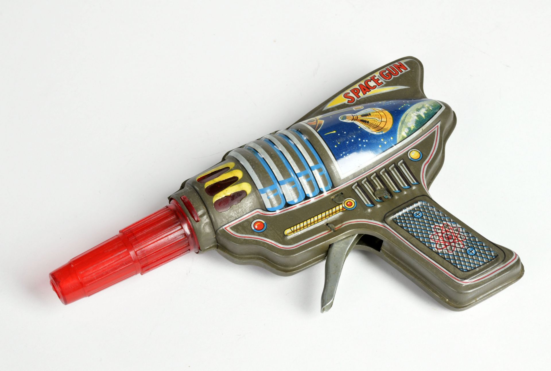 Space Gun, Japan, 24 cm, tin, funct. ok, C 1-