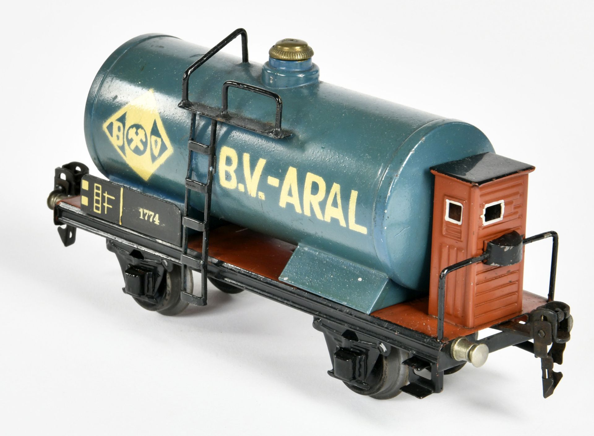 Märklin, tank wagon "Shell", Germany pw, gauge 0, min. paint d., otherwise good - Image 2 of 2