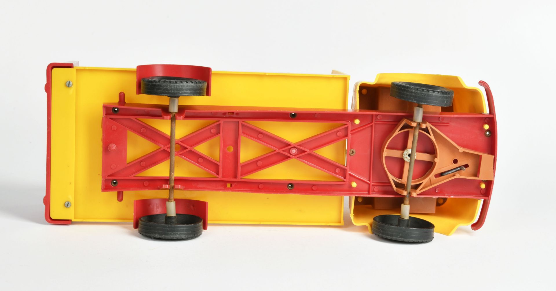 Schildkröt, Coca Cola truck, 38 cm, plastic, with bottles, min. paint d. - Image 3 of 3