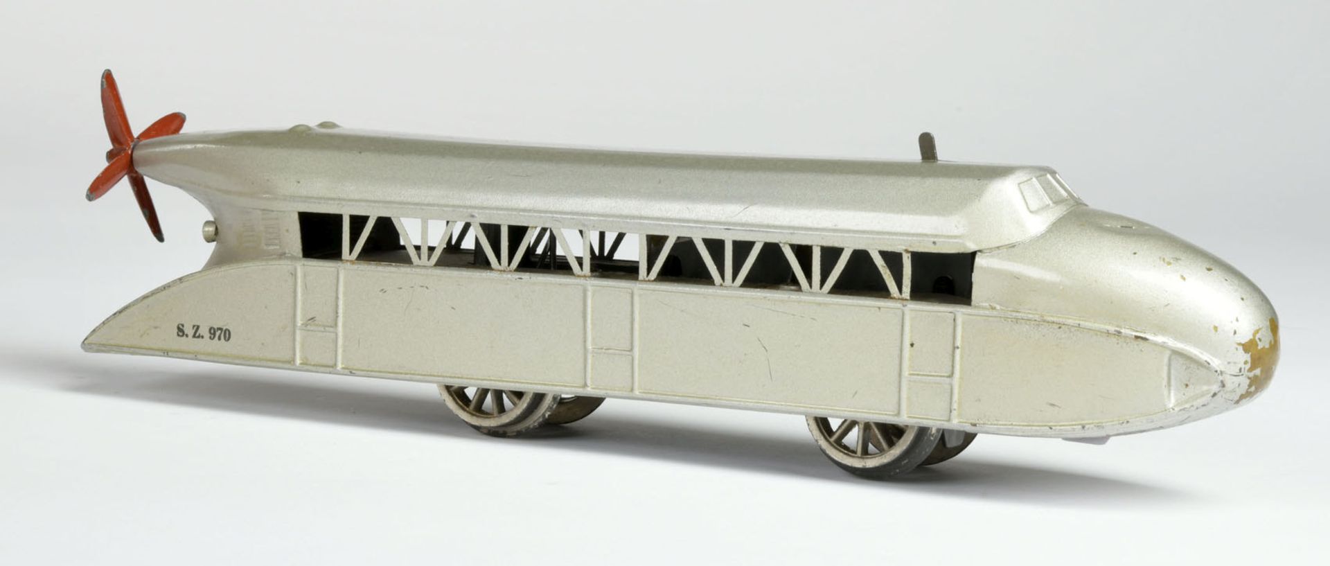 Märklin, Rail Zeppelin S.Z. 970, Germany pw, cw ok, severe paint d., C 3 - Image 2 of 3