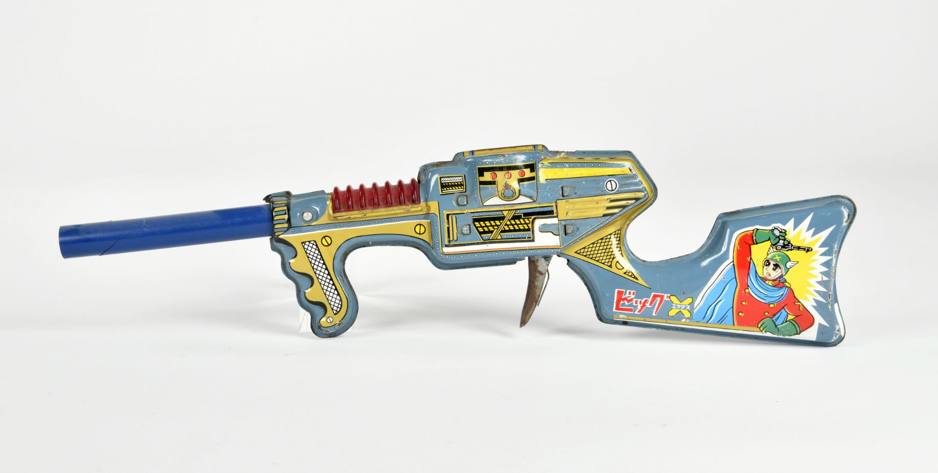 Tada, Superhero Gun, Japan, tin, funct. ok, paint d., C 2-3