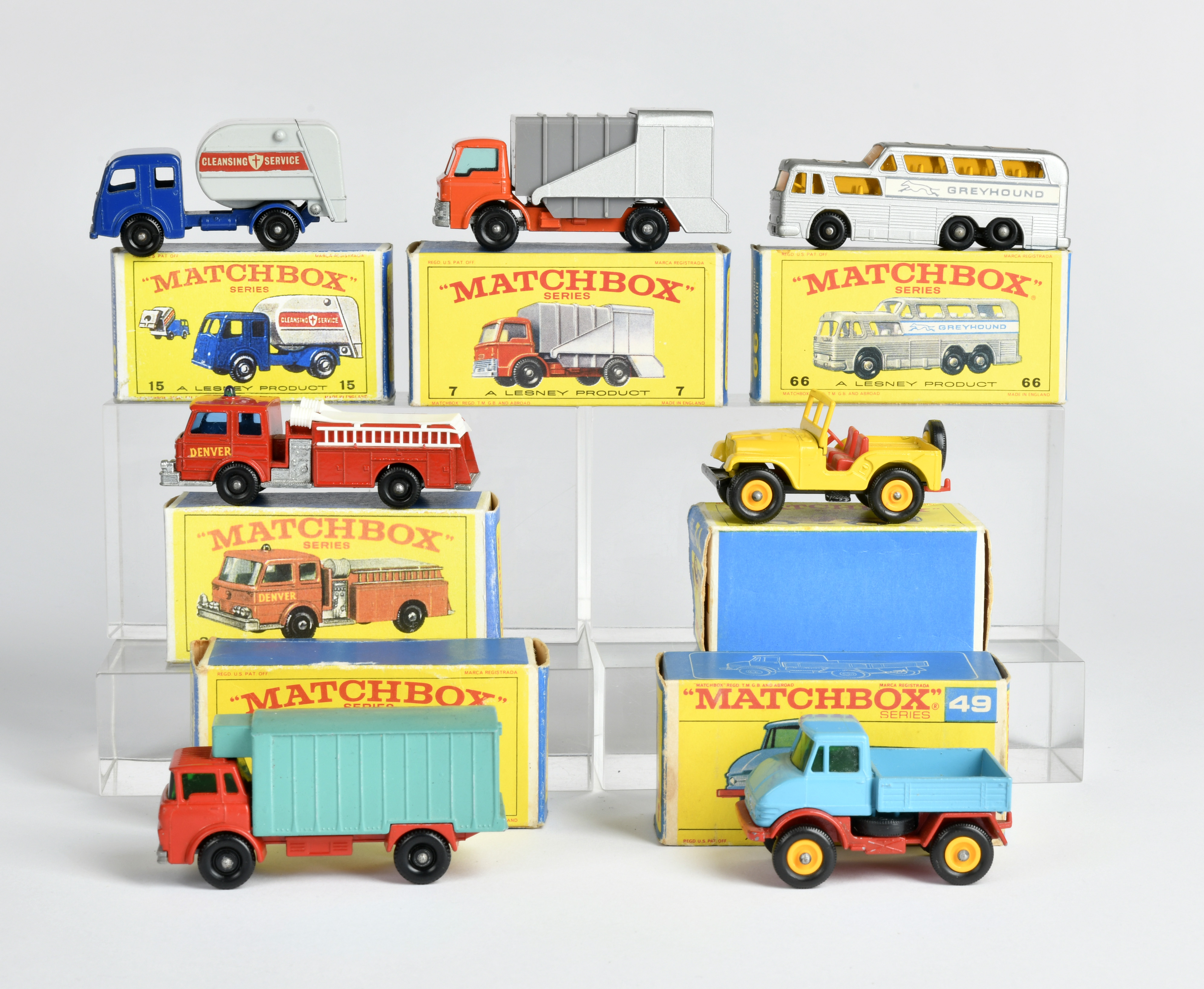 Matchbox, 7 Modelle