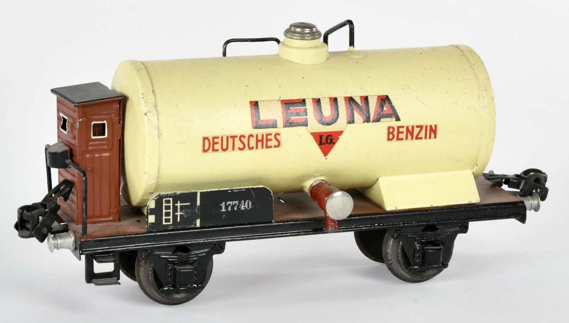 Märklin, tank car "LEUNA", Germany pw, gauge 0, min. paint d., min. dent, C 2- - Image 2 of 2