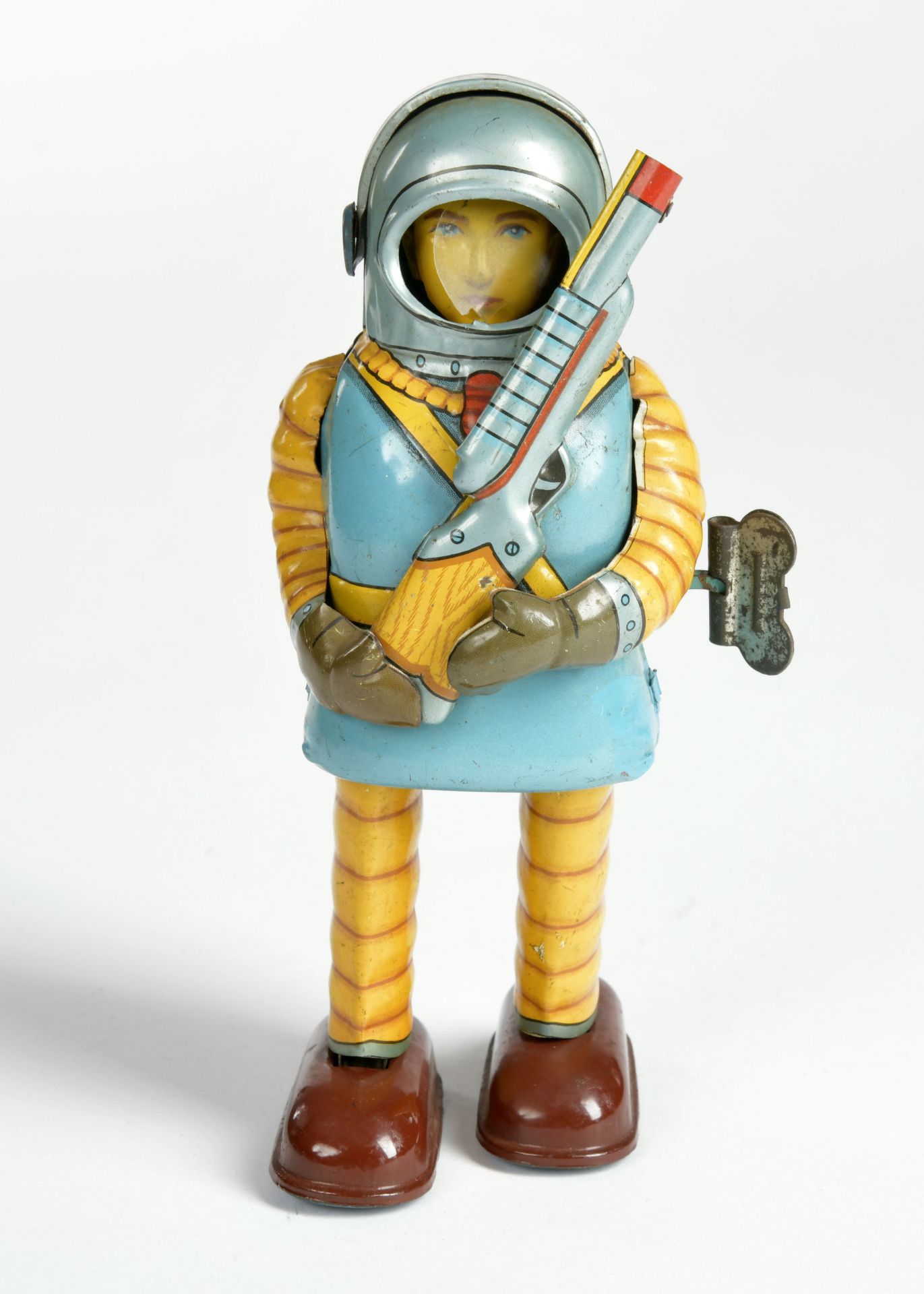 Haji, Space Trooper, Japan, 17cm, tin, cw ok, min. refinished, C 2