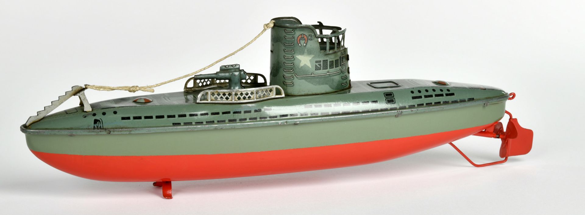 Arnold, submarine, US Z. Germany, 32 cm, tin, cw ok, paint d., C 2 - Image 2 of 3