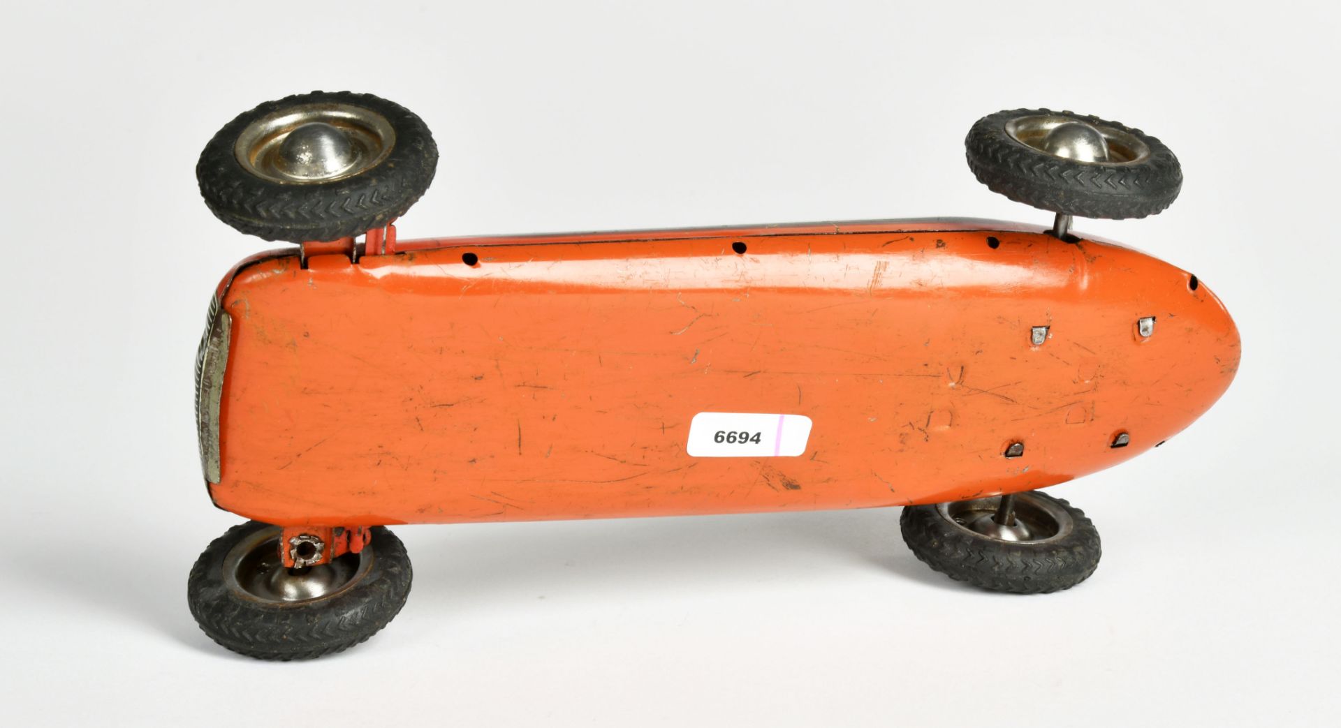 Tippco, racing car no 15, W.-Germany, 22 cm, tin, cw ok, paint d., C 2-3 - Image 3 of 3