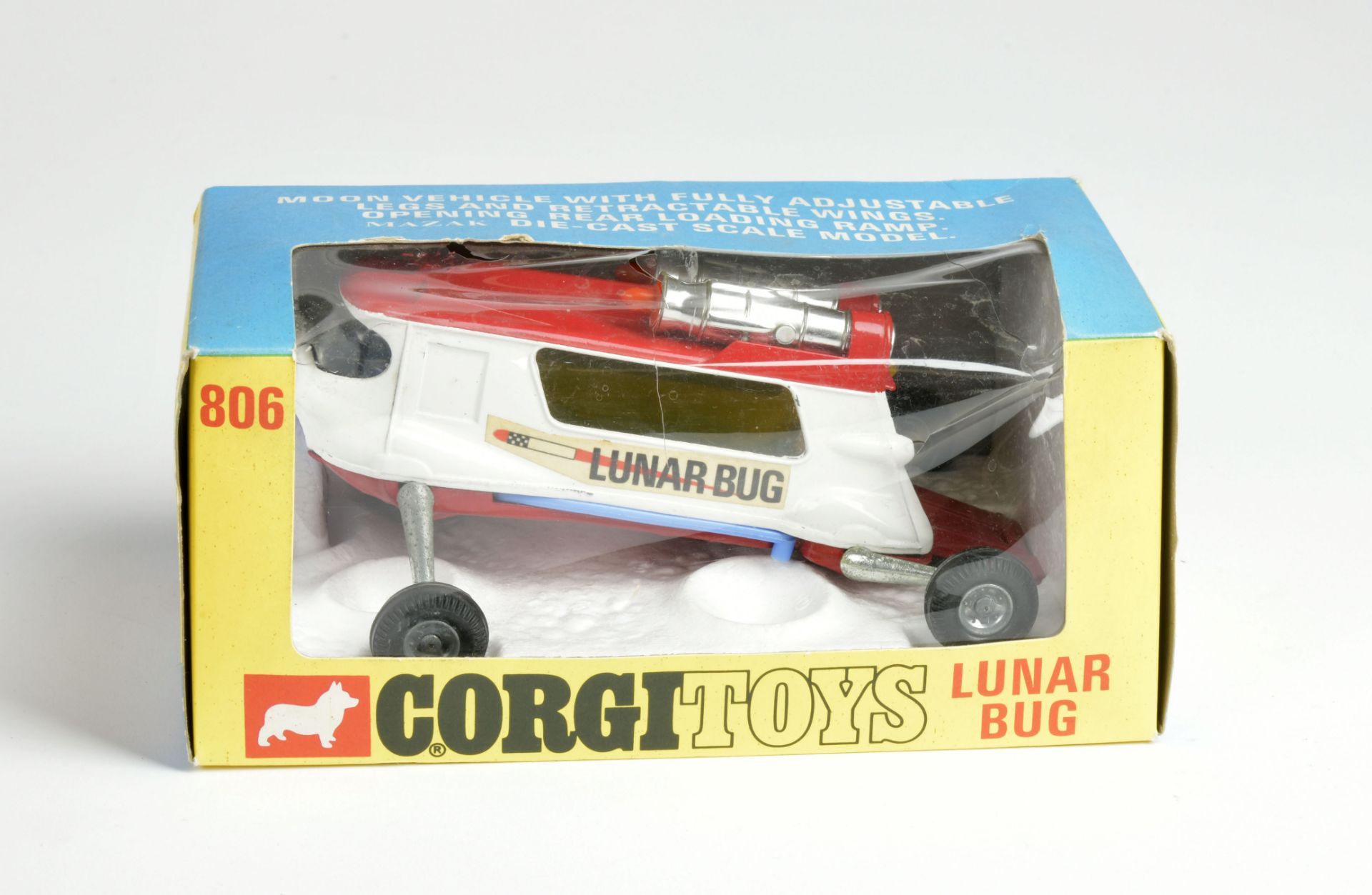 Corgi Toys, 806 Lunar Bug, Great Britain, 1:43, diecast, box (small cracks in foil) otherwise C 1